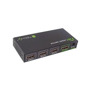 TECHly HDMI 3 IN 1 OUT with Remote Control, 4Kx2K, 3D – Video/Audio-Schalter – 3 Anschlüsse TECHly HDMI 3 IN 1 OUT with Remote Control, 4Kx2K, 3D – Video/Audio-Schalter – 3 Anschlüsse