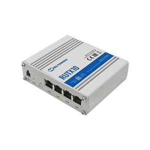 Teltonika RUTX10 – Wireless Router 4-Port-Switch – 1GbE – Wi-Fi 5 – Bluetooth – Dual-Band Teltonika RUTX10 – Wireless Router 4-Port-Switch – 1GbE – Wi-Fi 5 – Bluetooth – Dual-Band
