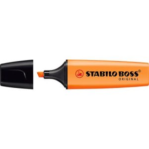 Textmarker STABILO® BOSS Original, Keilspitze, lichtbeständig, schnell trocknend, orange, 1 Stück Textmarker STABILO® BOSS Original, Keilspitze, lichtbeständig, schnell trocknend, orange, 1 Stück