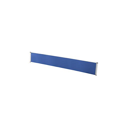 Tisch-Trennwand Aluna, 1600 x 400 mm, blau