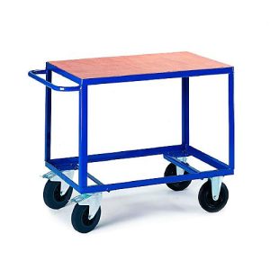 Tischwagen 1 Ladefläche, 850 x 500 mm, Tragkraft 500 kg, für Produktion und Werkstatt Tischwagen 1 Ladefläche, 850 x 500 mm, Tragkraft 500 kg, für Produktion und Werkstatt