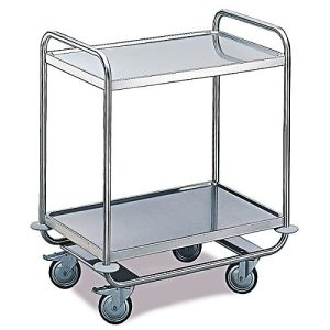 Tischwagen für Labor und Produktion, 2 Etagen, 1000 x 600 mm Tischwagen für Labor und Produktion, 2 Etagen, 1000 x 600 mm