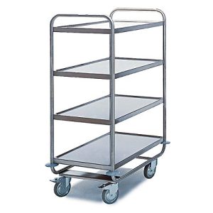 Tischwagen für Labor und Produktion, 4 Etagen, 800 x 500 mm Tischwagen für Labor und Produktion, 4 Etagen, 800 x 500 mm