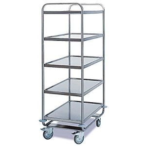 Tischwagen für Labor und Produktion, 5 Etagen, 1000 x 600 mm Tischwagen für Labor und Produktion, 5 Etagen, 1000 x 600 mm