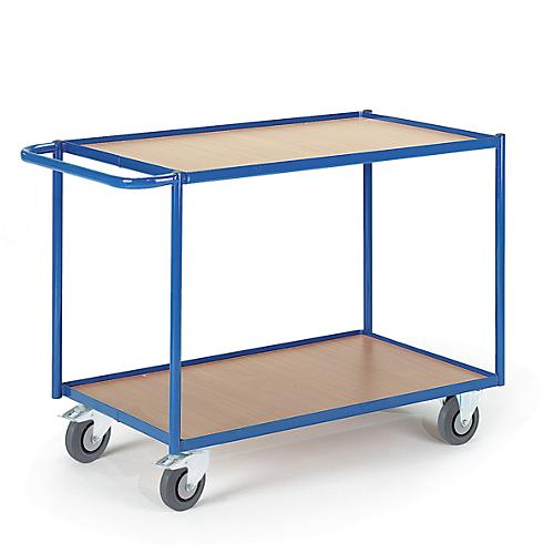 Tischwagen, Ladefl. L800 x B500 mm, 2 Etagen