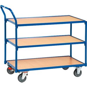 Tischwagen mit 3 Etagen, 850 x 500 mm Tischwagen mit 3 Etagen, 850 x 500 mm
