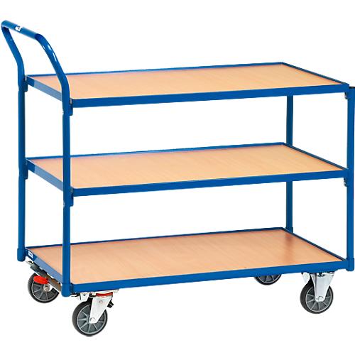 Tischwagen mit 3 Etagen, 850 x 500 mm