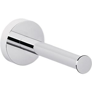 Toilettenpapier-Ersatzrollenhalter tesa® SMOOZ, verchromt, rundes Design, ohne Bohren, inkl. Klebelösung, B 50 x T 125 x H 50 mm Toilettenpapier-Ersatzrollenhalter tesa® SMOOZ, verchromt, rundes Design, ohne Bohren, inkl. Klebelösung, B 50 x T 125 x H 50 mm