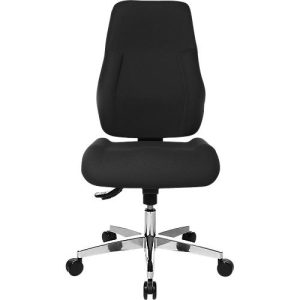 Topstar Bürostuhl FEEL GOOD, Synchronmechanik, ohne Armlehnen, hohe Rückenlehne, großer Muldensitz, schwarz Topstar Bürostuhl FEEL GOOD, Synchronmechanik, ohne Armlehnen, hohe Rückenlehne, großer Muldensitz, schwarz