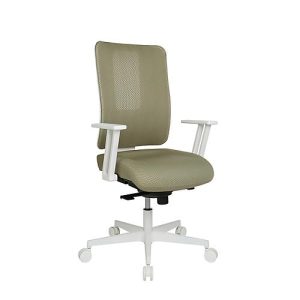 Topstar Bürostuhl Sitness Life 50, mit Armlehnen, 3D-Synchronmechanik, Muldensitz, Netzrücken, schlammgrün/weiß Topstar Bürostuhl Sitness Life 50, mit Armlehnen, 3D-Synchronmechanik, Muldensitz, Netzrücken, schlammgrün/weiß