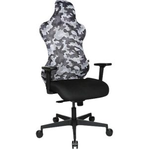 Topstar Bürostuhl Sitness RS Sport Camouflage, mit Armlehnen, 3D-Synchronmechanik, Muldensitz, Kopfstütze, grauweiß/schwarz Topstar Bürostuhl Sitness RS Sport Camouflage, mit Armlehnen, 3D-Synchronmechanik, Muldensitz, Kopfstütze, grauweiß/schwarz