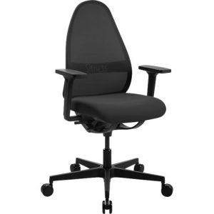 Topstar Bürostuhl Soft Sitness Art, Auto-Synchronmechanik, mit Armlehnen, Netzrückenlehne, Spezial-Muldensitz, schwarz Topstar Bürostuhl Soft Sitness Art, Auto-Synchronmechanik, mit Armlehnen, Netzrückenlehne, Spezial-Muldensitz, schwarz