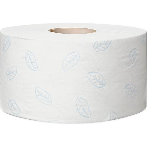 Tork® Premium Toilettenpapier Mini Jumbo Rolle 110253, 2-lagig, extra weich, hochwertig, 12 Rollen á 170 m, weiß