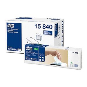 Tork® Xpressnap Servietten 15840, extra Soft, für Serviettenspender, platzsparende Falzung, 2-lagig, 8 Pack á 500 Stück (4000 Servietten), weiß Tork® Xpressnap Servietten 15840, extra Soft, für Serviettenspender, platzsparende Falzung, 2-lagig, 8 Pack á 500 Stück (4000 Servietten), weiß