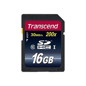 Transcend – Flash-Speicherkarte – 16 GB – Class 10 – SDHC Transcend – Flash-Speicherkarte – 16 GB – Class 10 – SDHC