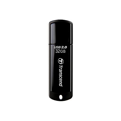 Transcend JetFlash 350 - USB-Flash-Laufwerk - 32 GB - USB 2.0 - Schwarz