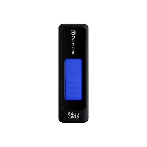 Transcend JetFlash 760 - USB-Flash-Laufwerk - 64 GB - USB 3.0 - Schwarz