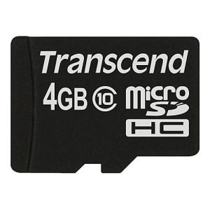 Transcend Premium – Flash-Speicherkarte – 4 GB – Class 10 – 133x – microSDHC Transcend Premium – Flash-Speicherkarte – 4 GB – Class 10 – 133x – microSDHC