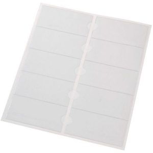 Transparenttasche, selbstklebend, Ordnerrücken breit, 100 Stk. Transparenttasche, selbstklebend, Ordnerrücken breit, 100 Stk.