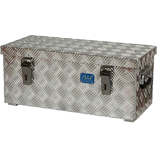 Transportkiste, Aluminium-Riffelblech, mit Fangbänder, 37 l
