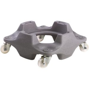 Transportroller, für Tonnen 75 l & 100 l, B 532 x T 532 x H 237/247mm, Polypropylen, grau Transportroller, für Tonnen 75 l & 100 l, B 532 x T 532 x H 237/247mm, Polypropylen, grau