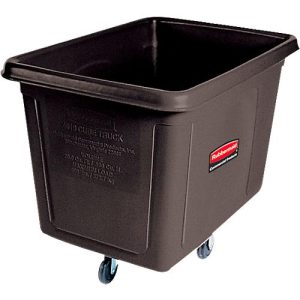 Transportwanne Rubbermaid Cube Truck, 0,23 m³, mit Rollen, schwarz Transportwanne Rubbermaid Cube Truck, 0,23 m³, mit Rollen, schwarz