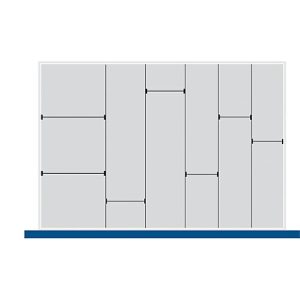 Trenn-/Steckwand-Sortiment, 5 Trennwände, 7 Steckwände, für Serie Verso, für Fronthöhe Schublade 175 mm, H 127 mm Trenn-/Steckwand-Sortiment, 5 Trennwände, 7 Steckwände, für Serie Verso, für Fronthöhe Schublade 175 mm, H 127 mm