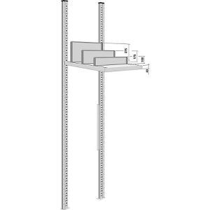 Trennwand, freistehend, für Regaltiefe 600 mm, H 175 mm Trennwand, freistehend, für Regaltiefe 600 mm, H 175 mm