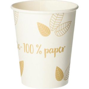 Trinkbecher Papstar Pure Zero, Einweg, 0,2 l, Ø 80 x H 92 mm, zu 100 % biologisch abbaubar & aus FSC®-zertifizierter Pappe, cremefarben, 50 Stück Trinkbecher Papstar Pure Zero, Einweg, 0,2 l, Ø 80 x H 92 mm, zu 100 % biologisch abbaubar & aus FSC®-zertifizierter Pappe, cremefarben, 50 Stück