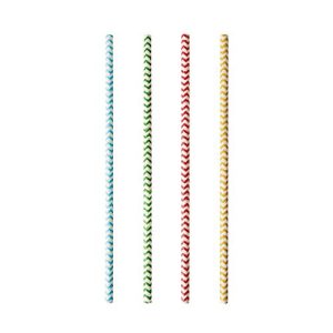 Trinkhalme Papstar Zig-Zag, Einweg, L 200 x Ø 6 mm, aus FSC®-zertifiziertem Papier, farbsortiert, 100 Stück Trinkhalme Papstar Zig-Zag, Einweg, L 200 x Ø 6 mm, aus FSC®-zertifiziertem Papier, farbsortiert, 100 Stück