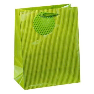 TSI Geschenktasche Nadelstreifen, mittelgroß, 18 x 10 x 23 cm, reißfest, 4er-Set grün TSI Geschenktasche Nadelstreifen, mittelgroß, 18 x 10 x 23 cm, reißfest, 4er-Set grün
