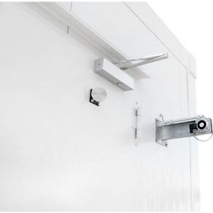Türfeststellfunktion für F-SAFE Gefahrstoffcontainer F90, für einflügelige Tür Türfeststellfunktion für F-SAFE Gefahrstoffcontainer F90, für einflügelige Tür