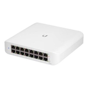 Ubiquiti UniFi Switch Lite USW-Lite-16-POE – Switch – managed – 16 x 10/100/1000 (8 PoE+) – Desktop, wandmontierbar – PoE+ (45 W) Ubiquiti UniFi Switch Lite USW-Lite-16-POE – Switch – managed – 16 x 10/100/1000 (8 PoE+) – Desktop, wandmontierbar – PoE+ (45 W)