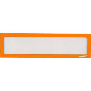 Ultradex Infotasche, magnetisch, für Überschriften, B 312 x H 60 mm, A3, orange