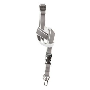 Umhängeband für Ausweishalter/Namensschild Tarifold, B 20 x H 550 mm, reflektierend, weiß, 10 Stück Umhängeband für Ausweishalter/Namensschild Tarifold, B 20 x H 550 mm, reflektierend, weiß, 10 Stück