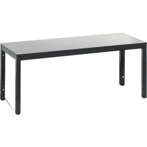 Umkleidebank Basic Plus, für Feuchträume, ohne Rückenlehne, 4-Fußgestell schwarzgrau RAL 7021, ohne Schuhrost, B 1000 mm, Dekor silbergrau Umkleidebank Basic Plus, für Feuchträume, ohne Rückenlehne, 4-Fußgestell schwarzgrau RAL 7021, ohne Schuhrost, B 1000 mm, Dekor silbergrau