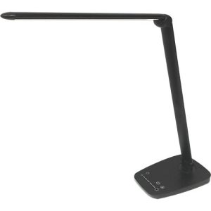 UNILUX TWISTLED Schreibtischleuchte, 2700 – 6000 K, 1558 lm, dimmbar, USB Ladefunktion, faltbar, schwarz UNILUX TWISTLED Schreibtischleuchte, 2700 – 6000 K, 1558 lm, dimmbar, USB Ladefunktion, faltbar, schwarz