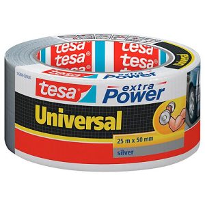 Universaltape tesa® Extra Power, silber, 25 m Universaltape tesa® Extra Power, silber, 25 m