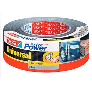 Universaltape tesa® Extra Power, silber, 50 m Universaltape tesa® Extra Power, silber, 50 m