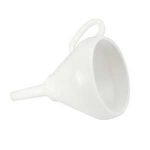 Universaltrichter, Ø 350 mm, Polyethylen (HDPE), lebensmittelecht, mit Sieb, Überlaufrand und Griff Universaltrichter, Ø 350 mm, Polyethylen (HDPE), lebensmittelecht, mit Sieb, Überlaufrand und Griff