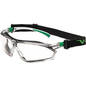 Univet Schutzbrille 506 UP Hybrid, EN 166/170, Bügel weiß/grün, Panoramascheibe, Anti-Beschlag/Kratzschutz Univet Schutzbrille 506 UP Hybrid, EN 166/170, Bügel weiß/grün, Panoramascheibe, Anti-Beschlag/Kratzschutz