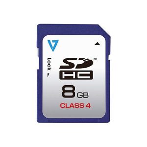 V7 VASDH8GCL4R – Flash-Speicherkarte – 8 GB – Class 4 – SDHC – Blau V7 VASDH8GCL4R – Flash-Speicherkarte – 8 GB – Class 4 – SDHC – Blau