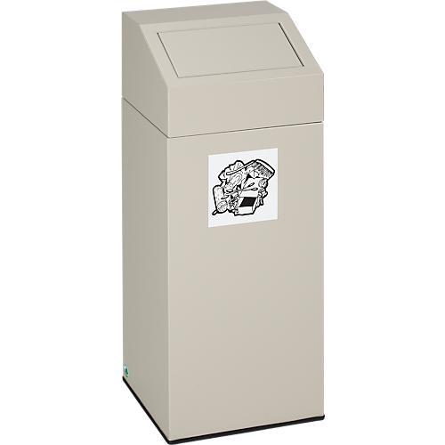 VAR Wertstoffsammler, Inhalt 45 Liter, grau