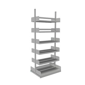 Variabo Freiarmregal, Grundfeld, doppelseitig, 250 mm Fachtiefe, 1000 x 2500 mm Variabo Freiarmregal, Grundfeld, doppelseitig, 250 mm Fachtiefe, 1000 x 2500 mm