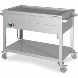 STALGAST Bain-Marie Wagen, 1 Becken für 2x GN1/1,880x600x850 mm STALGAST Bain-Marie Wagen, 1 Becken für 2x GN1/1,880x600x850 mm