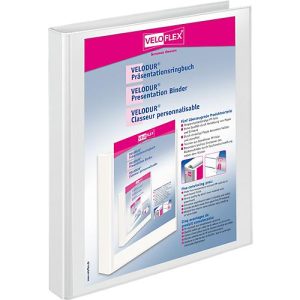 VELOFLEX Präsentationsringbuch VELODUR, DIN A4, 2-Ring-Mechanik, Rückenbreite 20 mm VELOFLEX Präsentationsringbuch VELODUR, DIN A4, 2-Ring-Mechanik, Rückenbreite 20 mm