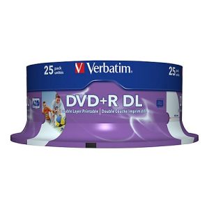 Verbatim – DVD+R DL x 25 – 8.5 GB – Speichermedium