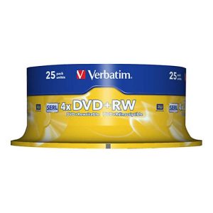 Verbatim – DVD+RW x 25 – 4.7 GB – Speichermedium Verbatim – DVD+RW x 25 – 4.7 GB – Speichermedium