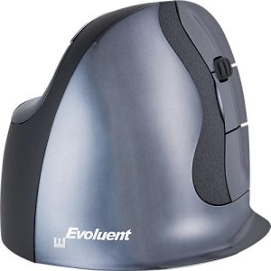 Vertikalmaus BakkerElkhuizen Evoluent D, ergonomisch, USB, 5 Tasten inkl. Scrollrad, verchromt Vertikalmaus BakkerElkhuizen Evoluent D, ergonomisch, USB, 5 Tasten inkl. Scrollrad, verchromt