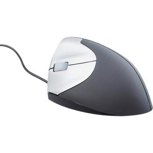 Vertikalmaus BakkerElkhuizen Handshake Mouse, kabelgebunden, für Linkshänder, ergonomisch, 2 Tasten & Scrollrad, 400-3200 dpi, schwarz-silber Vertikalmaus BakkerElkhuizen Handshake Mouse, kabelgebunden, für Linkshänder, ergonomisch, 2 Tasten & Scrollrad, 400-3200 dpi, schwarz-silber
